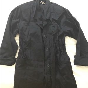 Chic Tamotsu floor length rain trench